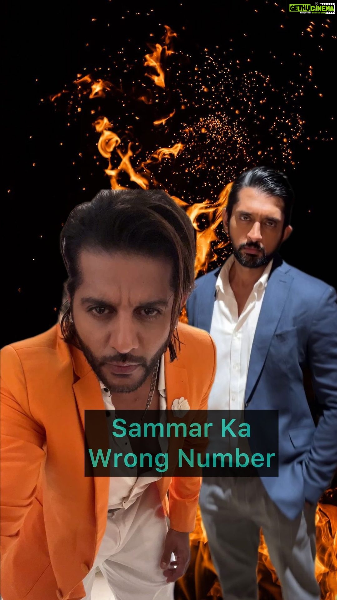 Karanvir Bohra Instagram - Wrong number please…. @aabhaasmehta @prervari #humrahenarahehum @sonytvofficial
