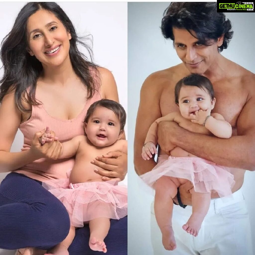 Karanvir Bohra Instagram - Happy 33 months to our #babygirl who will be 3 years soon! 🥲 She is still in that phase, where her age can be counted in months. And everyday when she learns something new, she becomes more of a 'child,' less of a 'baby.' 😩 I have cherished her #babyhood.. and I am loving her #toddlerhood.. every moment. Little ones growing up leave mothers/fathers with a bittersweet feeling.. we are happy and sad at the same time. 😃☹ I wish we could bottle up their littleness and enjoy it forever! 😇❤🙏 @anish_sonakshi.photography You guys are the best baby photographers! 😇 Thank you for all the memories you've created for us, from Bella/Nen's time to Gia's.. we give you blessings everyday! 🙏😊