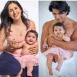 Karanvir Bohra Instagram – Happy 33 months to our #babygirl who will be 3 years soon! 🥲 She is still in that phase, where her age can be counted in months. And everyday when she learns something new, she becomes more of a ‘child,’ less of a ‘baby.’ 😩
I have cherished her #babyhood.. and I am loving her #toddlerhood.. every moment. Little ones growing up leave mothers/fathers with a bittersweet feeling.. we are happy and sad at the same time. 😃☹ I wish we could bottle up their littleness and enjoy it forever! 😇❤🙏

@anish_sonakshi.photography You guys are the best baby  photographers! 😇 Thank you for all the memories you’ve created for us, from Bella/Nen’s time to Gia’s.. we give you blessings everyday! 🙏😊