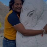 Karanvir Bohra Instagram – ganesha blessed me on the eve of #ganeshchaturti
In #ladakh on the way to #pangong someone painted this rock and gave it a shape of #lordganesha 
It was so overwhelming, I didn’t leave ganesha for 10 minutes, just kept hugging…
Thank you @wangchukstany for this opportunity to visit ladakh…
@wisdomhimalayanvoyages @utladakhtourism #ladakhtourism 
 Thank you for the wonderful idea @_kushalchauhan 
#Travel #Wanderlust #Explore
#Adventure #travelgram #TravelPhotography #BeautifulDestinations
#BucketList #TravelDiaries
#TravelGoals #NatureLovers
#RoamTheWorld #VacationMode
#TravelAddict #ExploreMore
#AdventureAwaits #WorldTraveler