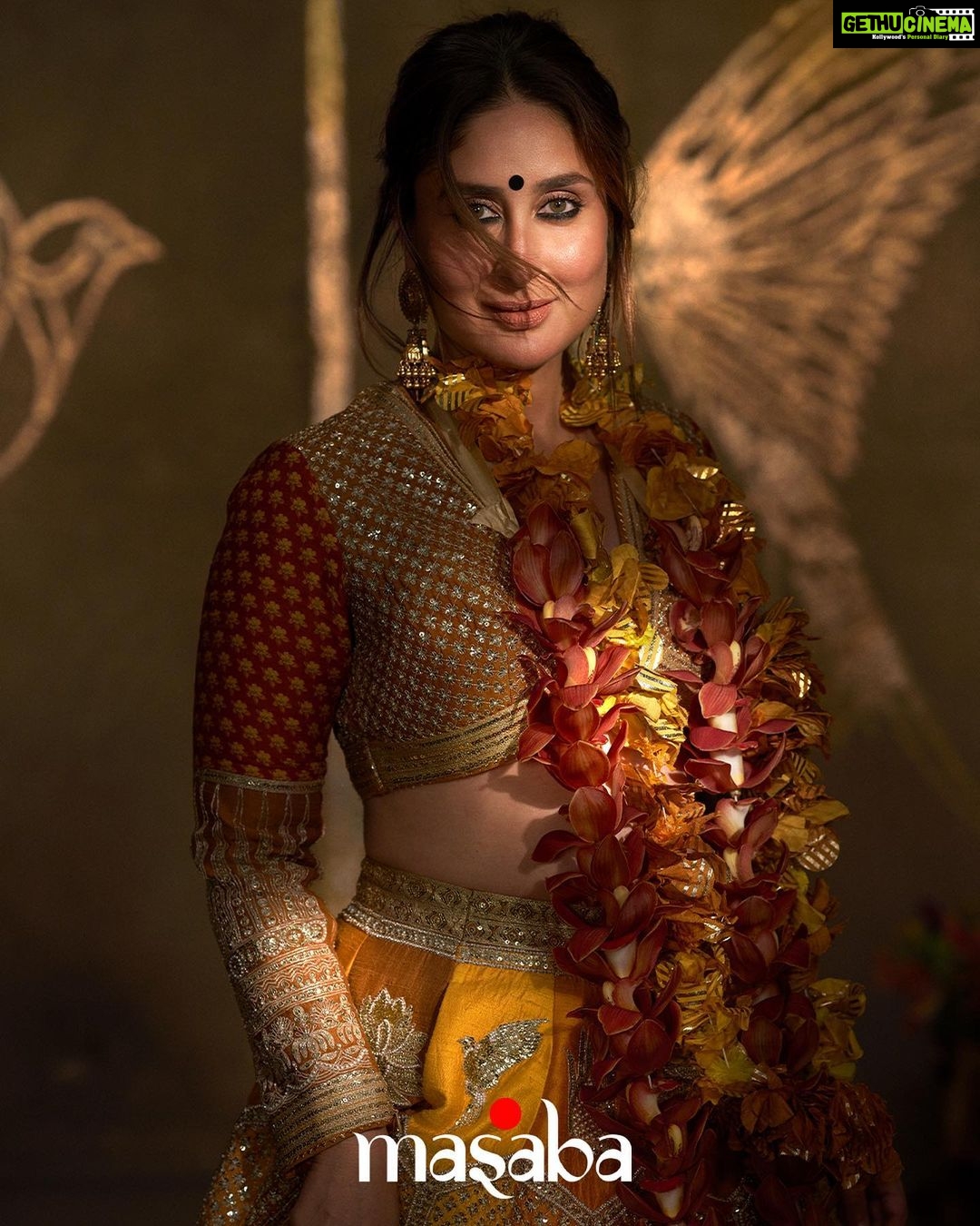 Kareena Kapoor Instagram - Repost… ❤️ @houseofmasaba . . . "Kareena is timeless and I wanted a timeless face for this campaign. She owns herself with utmost confidence in every stage of her life or career; and this association pays homage to brides who embody strength, independence, and individuality. This campaign is a letter of thanks and appreciation from me to Kareena " - Masaba @masabagupta