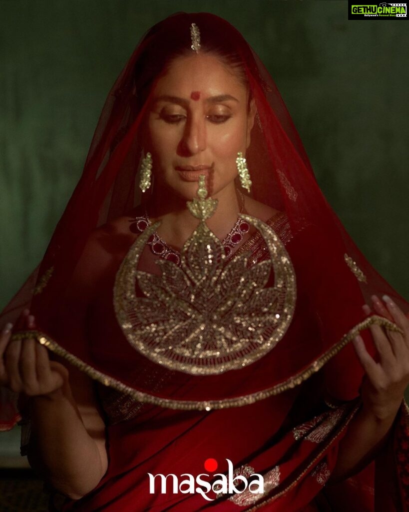Kareena Kapoor Instagram - Repost… ❤️ @houseofmasaba . . . "Kareena is timeless and I wanted a timeless face for this campaign. She owns herself with utmost confidence in every stage of her life or career; and this association pays homage to brides who embody strength, independence, and individuality. This campaign is a letter of thanks and appreciation from me to Kareena " - Masaba @masabagupta