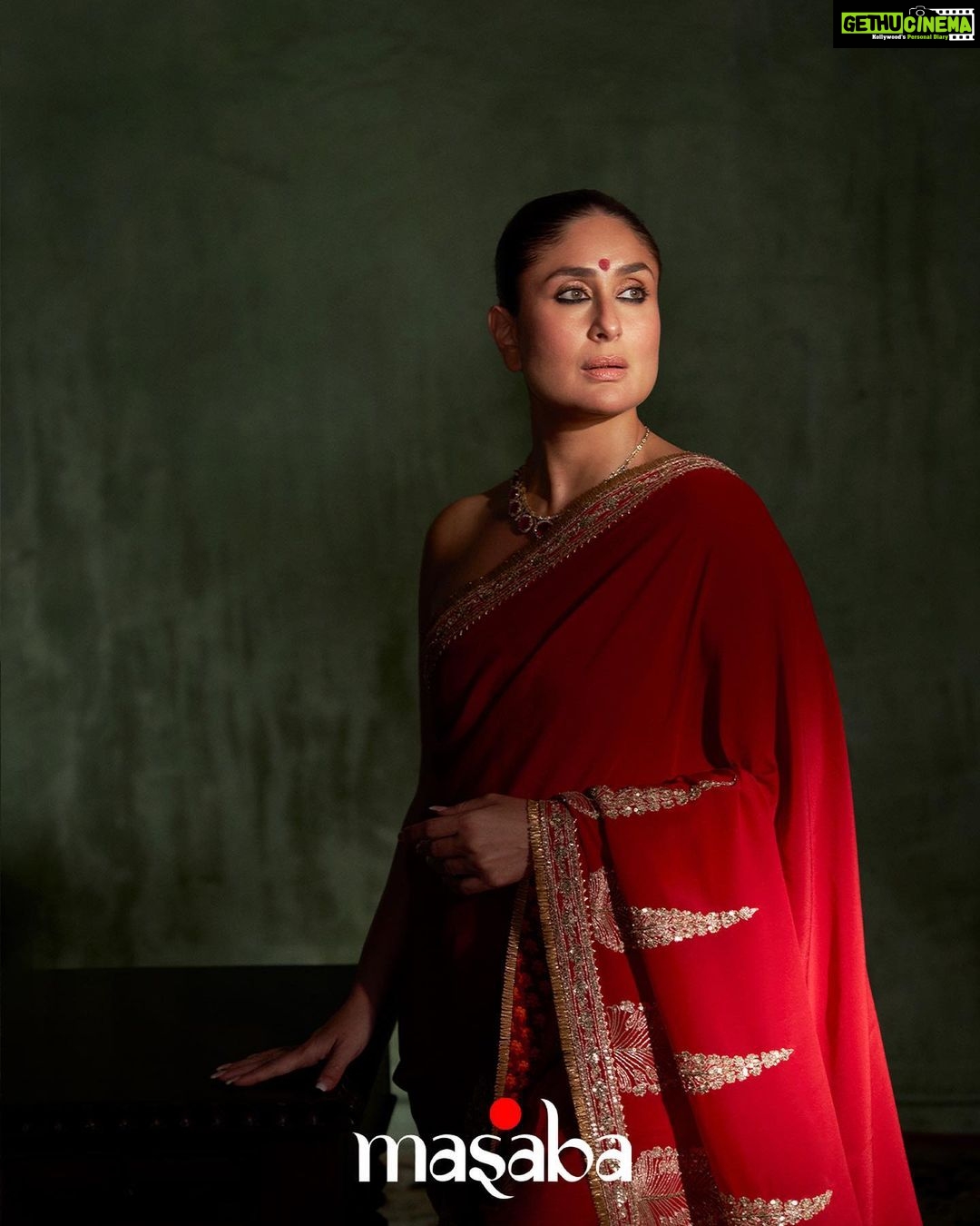 Kareena Kapoor Instagram - Repost… ❤️ @houseofmasaba . . . "Kareena is timeless and I wanted a timeless face for this campaign. She owns herself with utmost confidence in every stage of her life or career; and this association pays homage to brides who embody strength, independence, and individuality. This campaign is a letter of thanks and appreciation from me to Kareena " - Masaba @masabagupta
