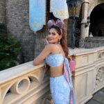 Karishma Sharma Instagram - One of the Princesses visited DisneyLand herself 💞💞 Outfit by @labelfrow Disneyland Tokyo Japan