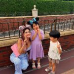 Karishma Sharma Instagram - One of the Princesses visited DisneyLand herself 💞💞 Outfit by @labelfrow Disneyland Tokyo Japan