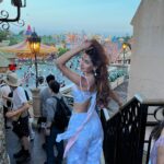 Karishma Sharma Instagram - One of the Princesses visited DisneyLand herself 💞💞 Outfit by @labelfrow Disneyland Tokyo Japan