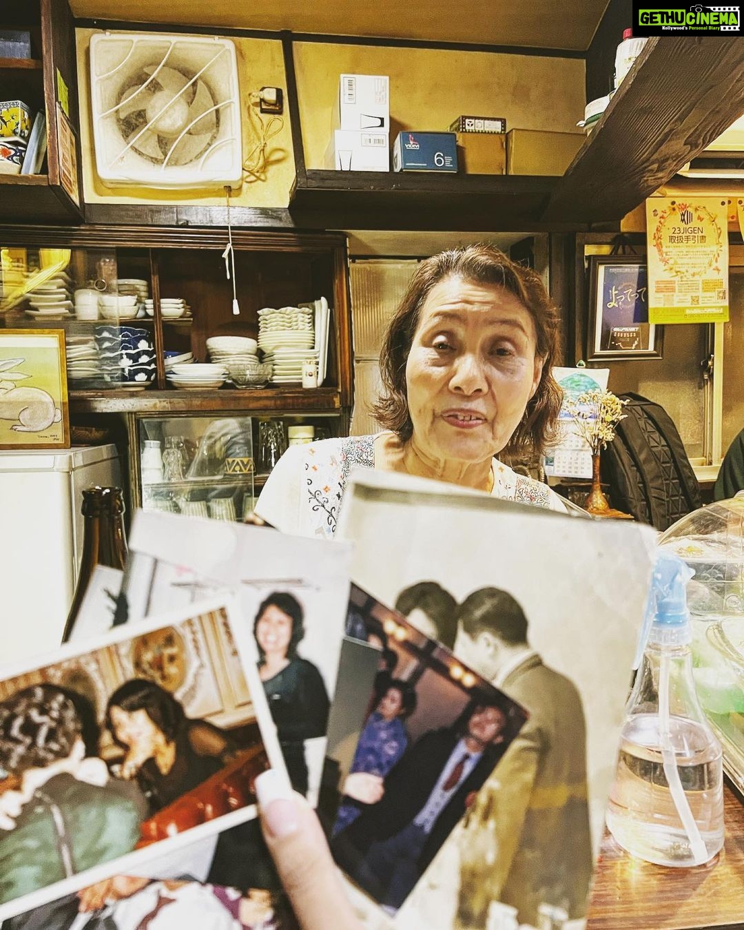 Karishma Sharma Instagram - Indeed, exploring the smaller cafes and bars in Japanese culture can be a heartwarming and enriching experience. The cozy and intimate atmosphere of these establishments allows for meaningful connections and a sense of community. It's fascinating how such places can bring people together and create lasting memories. Mama's dedication and resilience are truly admirable. Age is just a number, and Mama's ability to connect with others and create a welcoming environment demonstrates the timeless beauty of human connection. It's inspiring to see individuals like Mama who continue to pursue their passions and positively impact the lives of those around them. Tokyo Japan