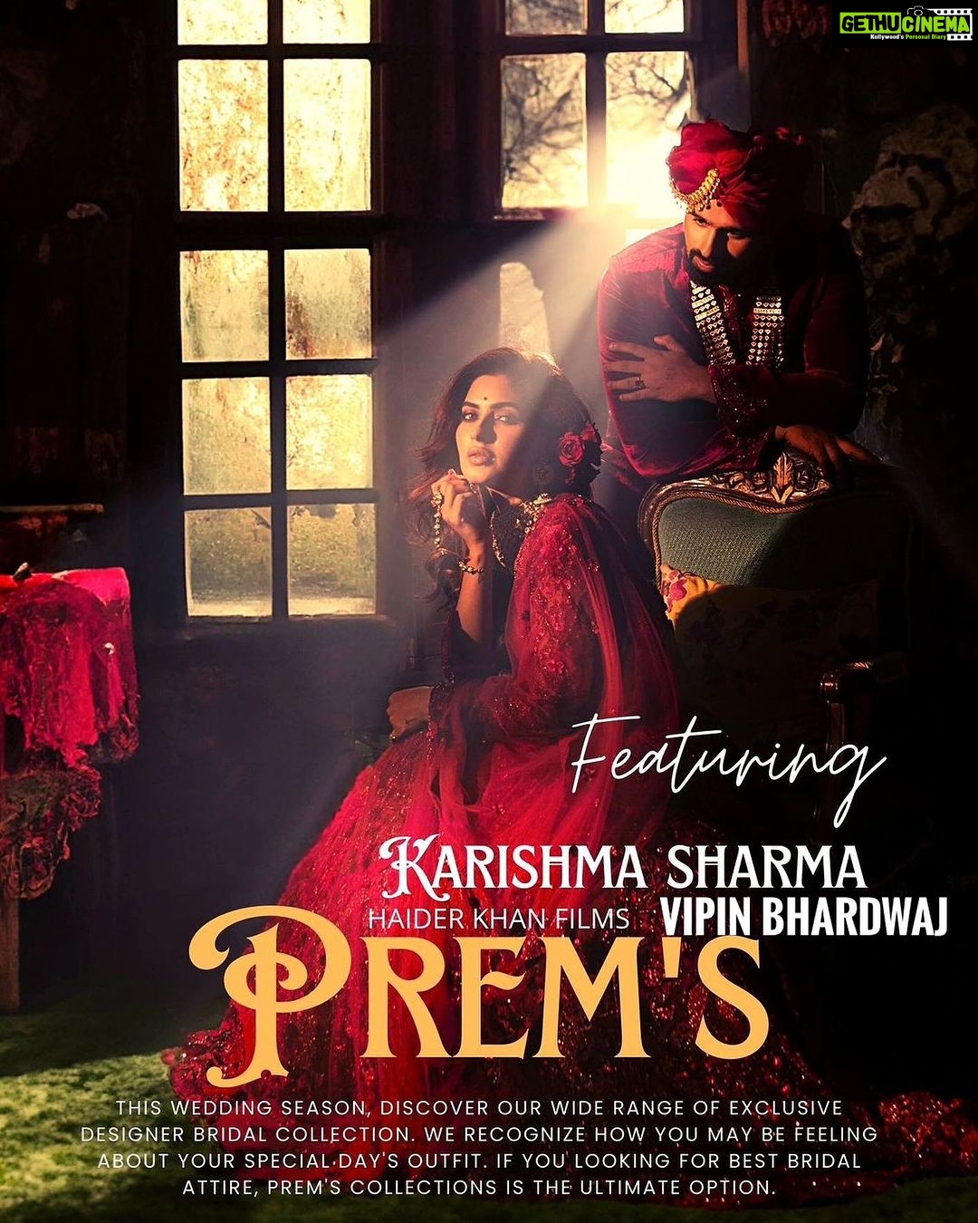 Karishma Sharma Instagram - Concept:- Ek Prem Katha . Featuring:- @vipinbhardwajofficial & @karishmasharma22 . Style by :- @sumanfashionmaker Photography by :- @haiderkhanhaider Makeup & hair :- @prakashgor_15 . . Thanx to my al team members ❤️❤️ #shoot #shooting #brand #brandshoot #fashion #clothing #photoshoot #photography #
