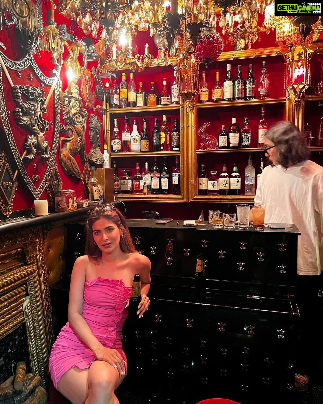 Karishma Sharma Instagram - Indeed, exploring the smaller cafes and bars in Japanese culture can be a heartwarming and enriching experience. The cozy and intimate atmosphere of these establishments allows for meaningful connections and a sense of community. It's fascinating how such places can bring people together and create lasting memories. Mama's dedication and resilience are truly admirable. Age is just a number, and Mama's ability to connect with others and create a welcoming environment demonstrates the timeless beauty of human connection. It's inspiring to see individuals like Mama who continue to pursue their passions and positively impact the lives of those around them. Tokyo Japan