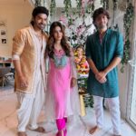 Karishma Sharma Instagram - Ganesh Chaturthi, a time for modaks, music, and merriment! 🥮🎶 #GaneshChaturthi2023 #celebrationtime Outfit by @pallavijaipur