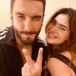 Karishma Sharma Instagram – Shooting with @ranveersingh 🔥 Gonna be a blast 🤩 Stay tuned for something cool 😁