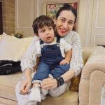 Karisma Kapoor Instagram - All tied up #herecomes2 🎂🎈🍫🍭🎉 Happy birthday to my J baba love you mostest ❤️🤗❤️🤗 #happybirthday #nephewlove #familyfirst