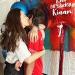 Karisma Kapoor Instagram - When ur boy is officially a teenager but you still want to squish him ❤️❤️❤️ #youcantstopme #mamalove