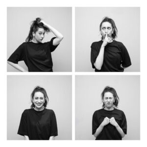 Karisma Kapoor Instagram - Moods of the Month 🖤
😏🤫😁😣

MuH - @kritikagill 
Pics - @_psudo_