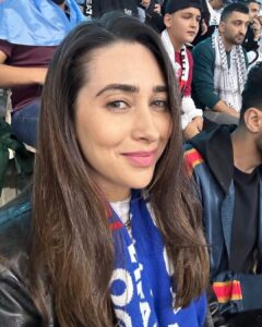 Karisma Kapoor Instagram - What an experience ❤️✨⚽️🇦🇷🇭🇷

#fifaworldcup2022 #semifinals 
#lukamodric #messi #argentina #croatia #qatar