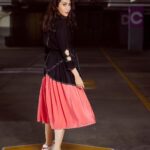 Karisma Kapoor Instagram - Let’s go 👁‍🗨 Dress - @lovebirds.studio Jewellery - @rafthelabel @thelinehq @inezeofficial Sneakers - @louboutinworld Styled by - @stylebyami HmU - @kritikagill Pics - @trishasarang Managed by - @nasrindsouza