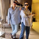 Karisma Kapoor Instagram - Coincidently always twinning and winning 😉😅🤗❤️ #sisters #familyfirst