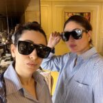 Karisma Kapoor Instagram - Coincidently always twinning and winning 😉😅🤗❤️ #sisters #familyfirst
