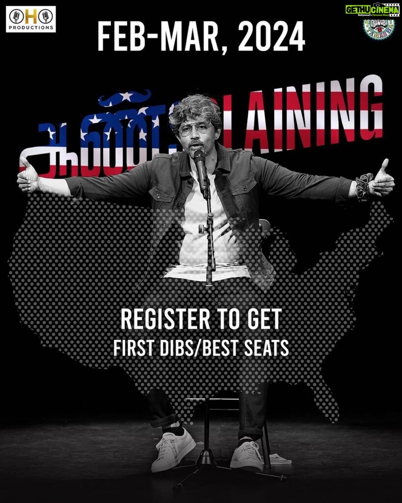 Karthik Kumar Instagram - #USA makkals. DM me for the form to fill. #aansplaining on tour. #standupcomedy #genderequality