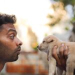 Karthik Kumar Instagram – DM @amruthasrini for adopting these magic bundles 🎈❤️ #Chennai #adoptdontshop #puppylove