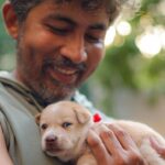 Karthik Kumar Instagram - DM @amruthasrini for adopting these magic bundles 🎈❤️ #Chennai #adoptdontshop #puppylove