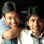 Karthik Kumar Instagram - 20 years of #Evam : I’ll share one pic each day accompanying this. That’s @evamsunil & I : from our first ever article about evam in the Hindu in 2003. Shot by Muthu. Article by Malathi Rangarajan. @evamentertainment