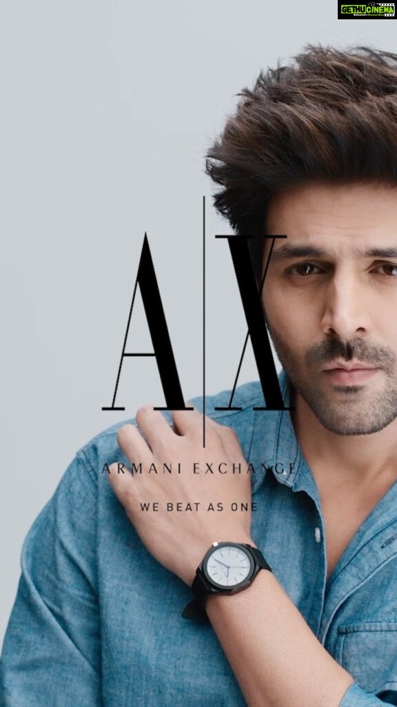 Kartik Aaryan Instagram - Time for action is now !! @armaniexchange #AXTime #AXss23 Carnaby London