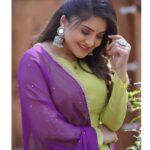 Karunya Ram Instagram – 💚💜 
:
:
:
Wearing : @devnastitchingstudio 
Makeup : @makeoverbysamridhi_ram 
Pics : @vishnu_vcaptures 
:
:
#karunyaram #milkybeautykarunyaram Elements Resort