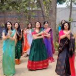 Karunya Ram Instagram – Tum Tum dance viral with girls gang 💚❤️🌟✌🏼🎉🫶🏼🎊🤗
:
:
:
#karunyaram #milkybeautykarunyaram #traditional #tumtum #dance #viral #trending #cute #beautiful #girls Bangalore, India