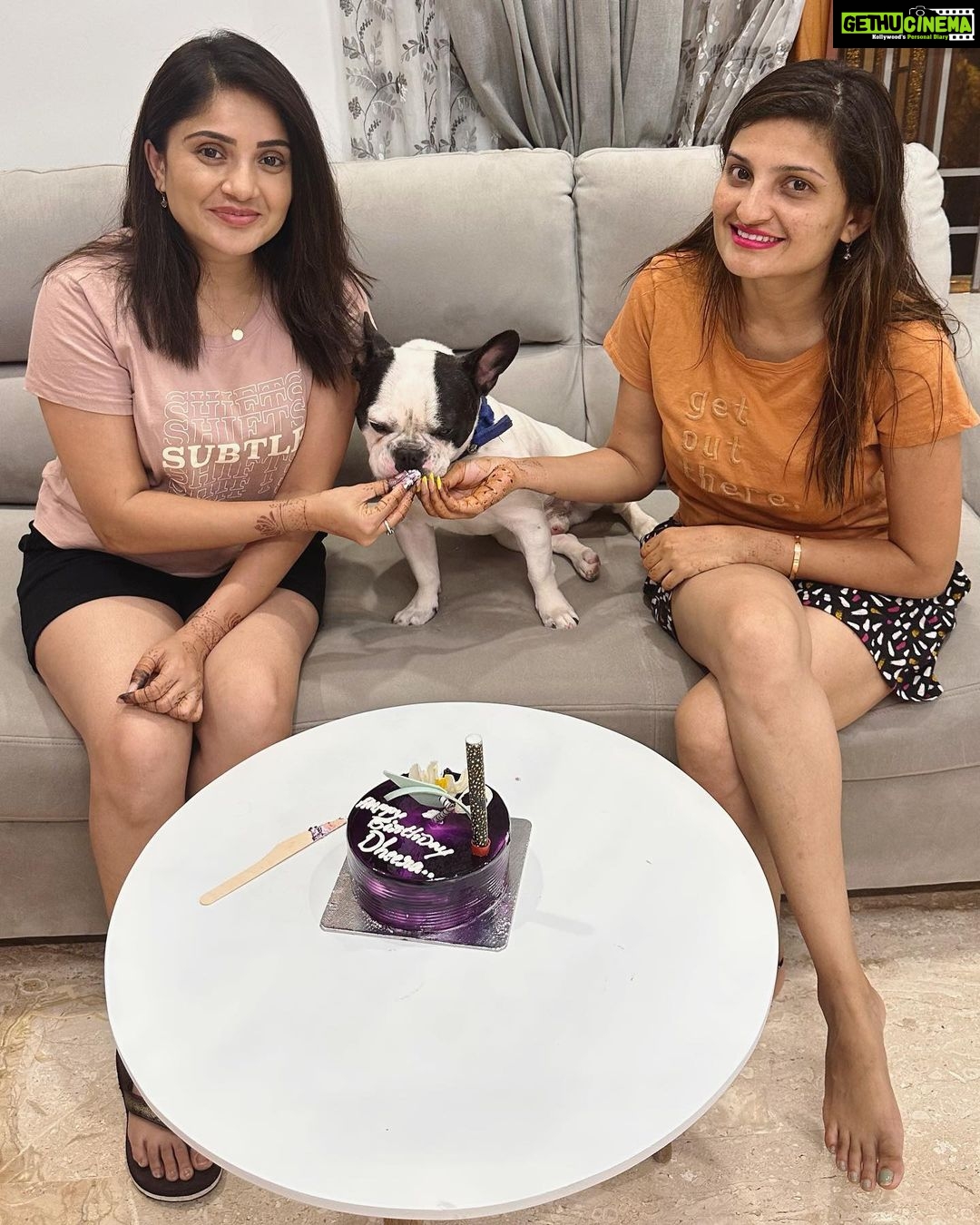Karunya Ram Instagram - Happiest Bβday to u DHEERA Magu ππππβ€οΈπΆπ§Ώπππu turned 2 today loads of memories together wish u good health π€ : : #petstagram #bestpet #cutedogs #celebritydog #frenchbulldog #dheera #frenchbulldog #naughtylittleboy #canineclubofcubbonpark #cannineclubofbangalore Bangalore, India