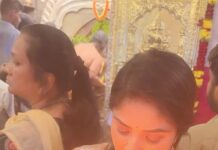 Karunya Ram Instagram - 😇✨ : : #karunyaram #milkybeautykarunyaram #actress #heroine #temple #pooja #godess #belive #positivevibes #viralvideos #trending #devotional #trending #viral Sri Bande Mahakali Devalaya
