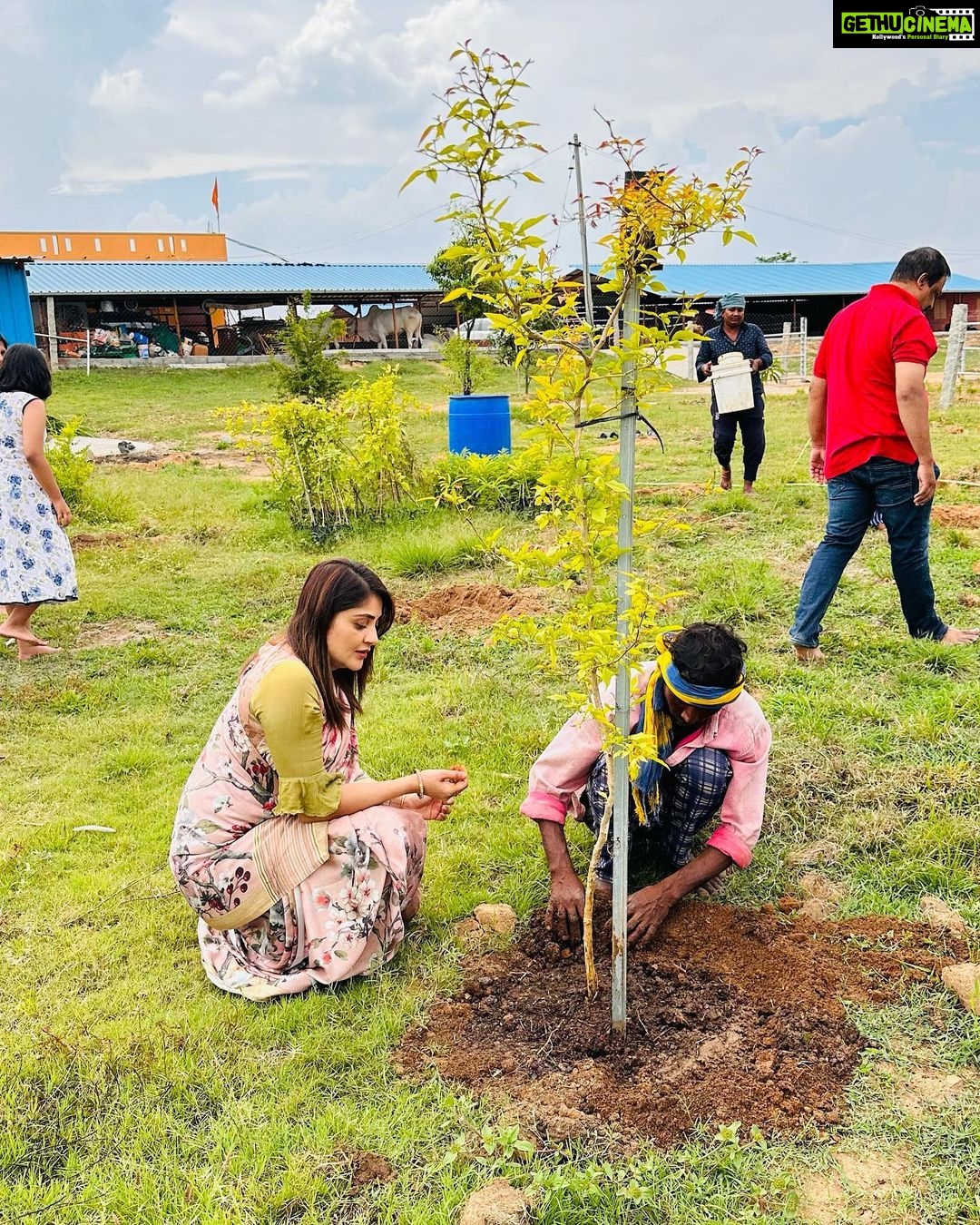 Karunya Ram Instagram - ಗಿಡಗಳನ್ನು ಬೆಳೆಸಿ ಪರಿಸರ ಉಳಿಸಿ 🌴🌲🌳☘️🌿🍀 : : : #gogreen #tree #plantation #trending #viral
