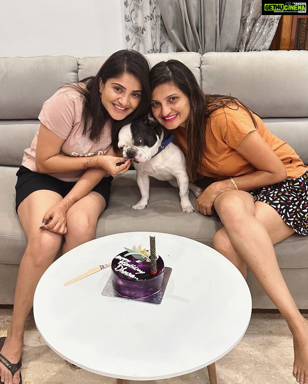 Karunya Ram Instagram - Happiest Bβday to u DHEERA Magu ππππβ€οΈπΆπ§Ώπππu turned 2 today loads of memories together wish u good health π€ : : #petstagram #bestpet #cutedogs #celebritydog #frenchbulldog #dheera #frenchbulldog #naughtylittleboy #canineclubofcubbonpark #cannineclubofbangalore Bangalore, India