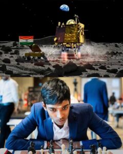 Karunya Ram Instagram - A Proud day for Indian 🇮🇳
:
Pragnanandhaa Winning ✌🏼🎉
Chandrayaan3 Landing 💐🙏🏻
:
:
#pragnanandhaa #chandrayaan3