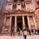 Karunya Ram Instagram – Woooo finally ✅ got to visit one of wonders of the world in my list (Jordan Petra )❤️✌🏼🤗 
:
:
:
#karunyaram #milkybeautykarunyaram #jordan #petra #wondersoftheworld #travel #vacation Petra, Jordan