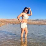 Karunya Ram Instagram – Dead sea vibes ✨🧿🌊
:
:
PC : @makeoverbysamridhi_ram 🍑
#karunyaram #milkybeautykarunyaram #actress #vacation #holiday #jordan #memories #deadsea #deadseajordan #travel #photography #beautiful #hot #nice #jordan Dead Sea (Jordan) – The Lowest Point On Earth