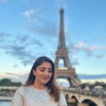 Karunya Ram Instagram – 2023 just started now with more & more positive vibes🗼🌟❤️💫🎉
:
:
#karunyaram #france #paris #effiletower🗼 Effile Tower Paris