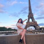 Karunya Ram Instagram – 2023 just started now with more & more positive vibes🗼🌟❤️💫🎉
:
:
#karunyaram #france #paris #effiletower🗼 Effile Tower Paris