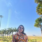 Karunya Ram Instagram – Thanks for the invite Govt of Karnataka, @globals_inc  ministry of large scale industries 🎉💐🙏🏻 
:
:
#lcatejas #lchprachand #sarang #suryakiran #su30mki #rafale #oneindia #strongindia #indianairforce #areoindia2023 #ministyofdefence #karunyaram Aero-India