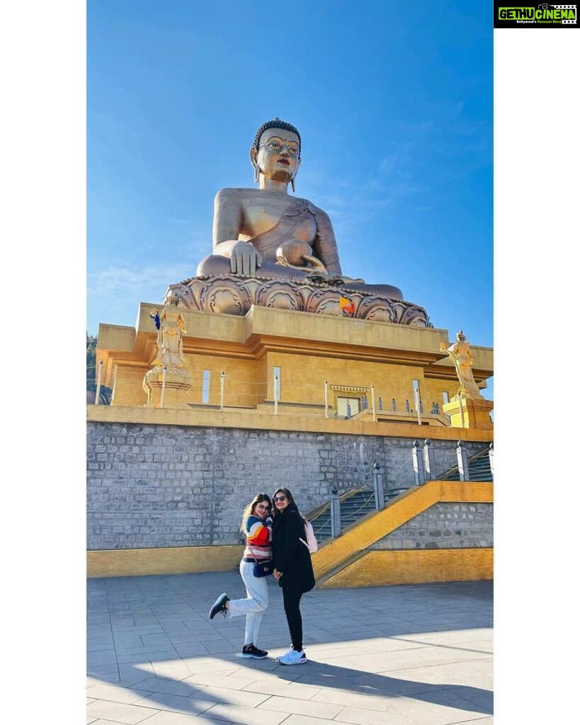 Karunya Ram Instagram - A vacation is having nothing to do and all day to do it in 🤗💐🎊 : : : #bhutan #travel #vacation #karunyaram #samridhiram #sisterlove #buthantravel Thimphu, Bhutan