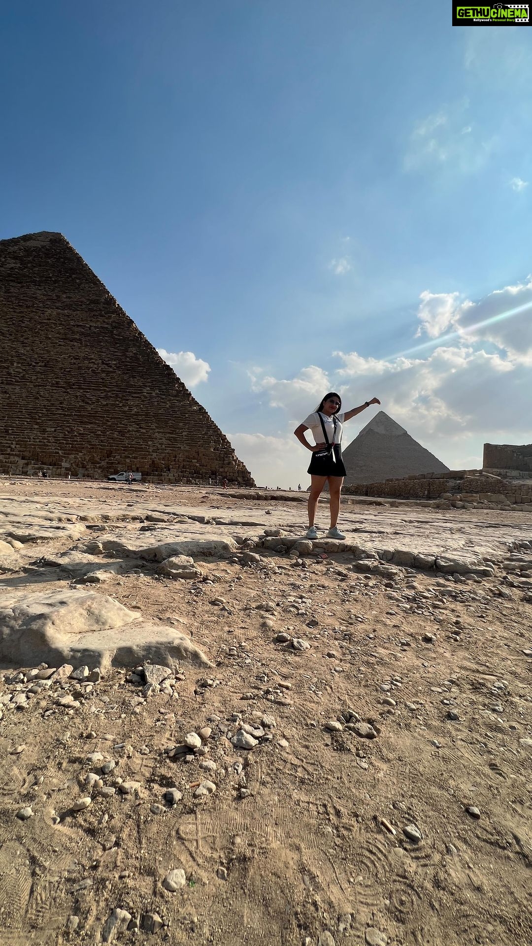Karunya Ram Instagram - Ohh Maria 🗻 : : @officialjoshapp @joshapp.kannada : : #karunyaram #vacation #egypt #milkybeautykarunyaram Cairo, Egypt