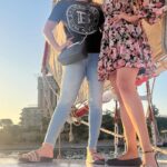 Karunya Ram Instagram - Making memories with you is my favourite thing to do 🥰♥️🤗 @samridhi.ram : : @officialjoshapp @joshapp.kannada : : #karunyaram #milkybeautykarunyaram #samridhiram #sister #sisterlove #bonding #cute #love #instagram #josh #vacation #egypt Cairo, Egypt
