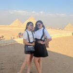 Karunya Ram Instagram - A sister in a friend will come n go but a friend in sister will always remain 🤗😍♥️🥰 : : #karunyaram #samridhiram #sisters #love #forever #cute #bonding #life #vaction #egypt #peramids Cairo, Egypt