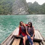 Karunya Ram Instagram – Ha long bay Wht a beauty 🇻🇳 u have my ♥️
:
:
#karunyaram #samridhiram #sisters #vietnam #halongbay #vacation #memories #travel Hạ Long Bay