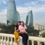 Karunya Ram Instagram - When you leave a beautifull place,you carry it with you wherever you go.♥️🇦🇿 : : : #karunyaram #samridhiram #azarbaijan #baku #vacation #instagood #sisters #love #memories #beautiful #country #meta #actress #traveler #burberry #karllagerfeld #underarmour Baku, Azerbaijan