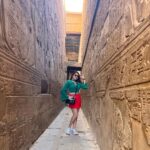 Karunya Ram Instagram - My best memories are the ones we make togather ♥️🥰🤗 : : #karunyaram #samridhiram #sisters #bonding #love #memeories #vacation #egypt Temple Of Kom Ombo