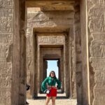 Karunya Ram Instagram - My best memories are the ones we make togather ♥️🥰🤗 : : #karunyaram #samridhiram #sisters #bonding #love #memeories #vacation #egypt Temple Of Kom Ombo