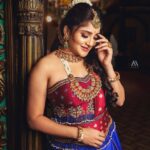Karunya Ram Instagram - To be a princess you have to belive that you are a princess 👸🏻There is a princess inside all of us 🧚🏻‍♀️ : : Designer and concept : @amorabybindureddy Photo : @team_amstudio Makeup : @nikithaanandmakeup Jewllry : @aabushanjewellery1941 : : #karunyaram #milkybeautykarunyaram #heroine #actress #queen #prince #beautiful #traditional