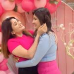 Karunya Ram Instagram - Happy bday to my little universe @makeoverbysamridhi_ram @samridhi.ram 🎂🥰♥️🎊stay happy alwys kanda😘 : : @joshapp.kannada : #karunyaram #samridhiram