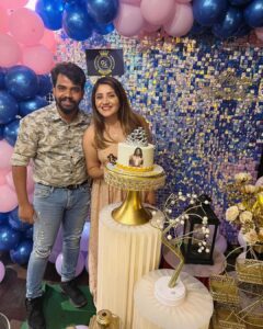 Karunya Ram Instagram - ♥️🧿🎊 wit am my people 🤘🏼
:
:
#karunyaram #milkybeautykarunyaram #actress #birthday #august10